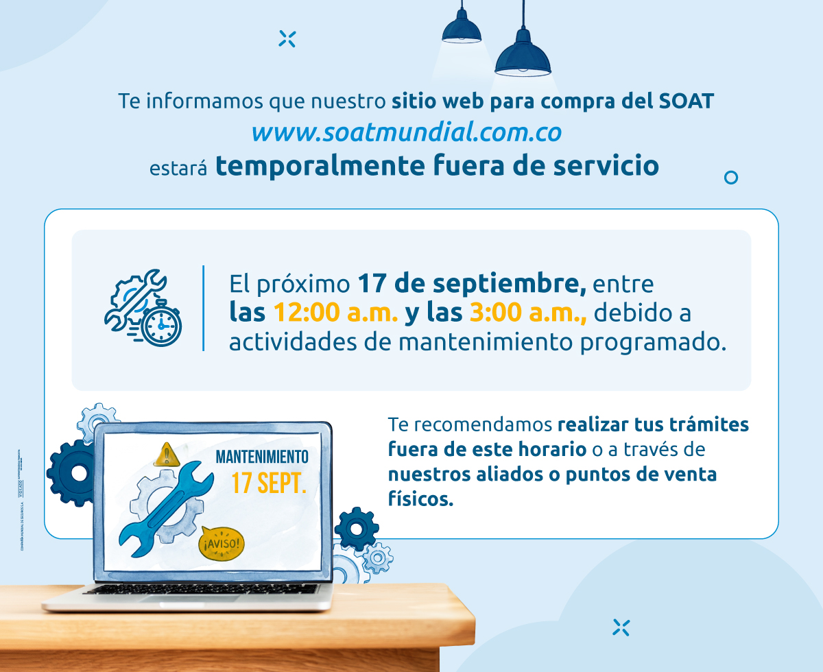 Indisponibilidad SOAT