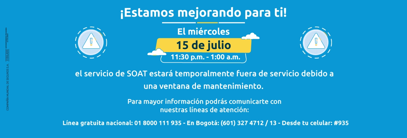 SOAT julio 15