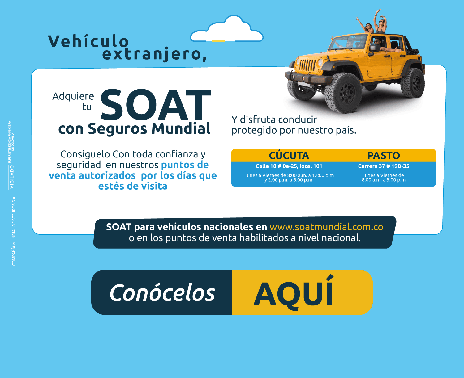 Banner SOAT extrajeros 