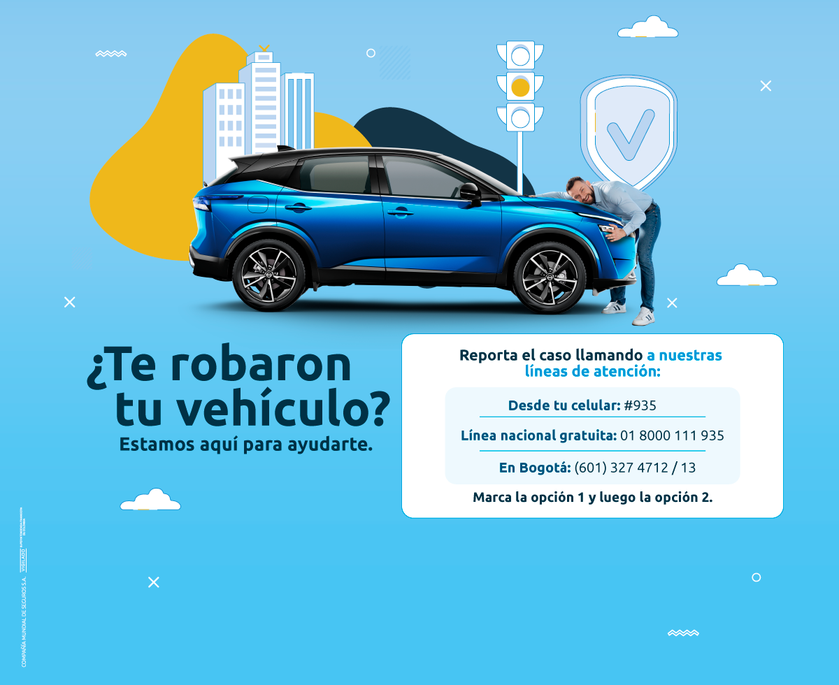 ¿Te robaron el vehículo?